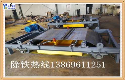 帶式除鐵器，遼寧帶式除鐵器布置_強(qiáng)磁遼寧帶式除鐵器布置工作原理構(gòu)造選型_廠家 