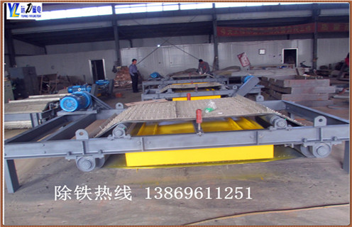 自卸帶式永磁除鐵器，云南自卸帶式永磁除鐵器_技術(shù)參數(shù)_云南自卸帶式永磁除鐵器磁塊安裝方式_如何換帶 