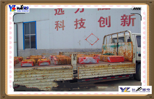 懸掛式永磁除鐵器，山西懸掛式永磁除鐵器定制_內(nèi)部磁塊安裝方法_山西懸掛式永磁除鐵器定制供應型號價格