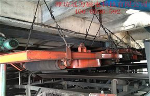 輸送帶除鐵器，廣西輸送帶用除鐵器-磁性礦廣西輸送帶用除鐵器型號表_磁場強(qiáng)度標(biāo)準(zhǔn)范圍
